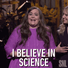 I Believe In Science Aidy Bryant GIF - I Believe In Science Aidy Bryant Saturday Night Live GIFs