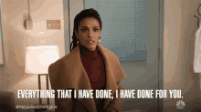 Everything That I Have Done I Have Done For You Dr Helen Sharpe GIF - Everything That I Have Done I Have Done For You Dr Helen Sharpe Freema Agyeman GIFs