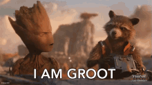 I Am Groot Groot GIF - I Am Groot Groot Rocket GIFs