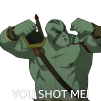 You Shot Me Grog Sticker - You Shot Me Grog The Legend Of Vox Machina Stickers