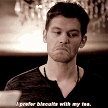 The Originals Klaus Mikaelson GIF - The Originals Klaus Mikaelson I Prefer Biscuits With My Tea GIFs