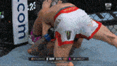 a ufc fight is being shown on espn