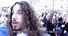 Michal Szpak Marylin Manson GIF - Michal Szpak Marylin Manson Style GIFs