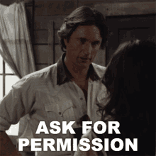 Ask For Permission Wayne Gilroy GIF - Ask For Permission Wayne Gilroy X Movie GIFs