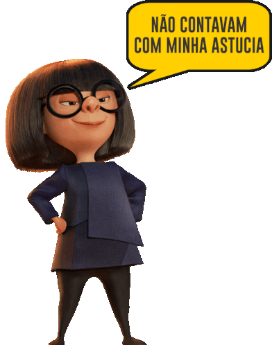 Edna Mode Incredibles Sticker - Edna Mode Incredibles Cunning Stickers