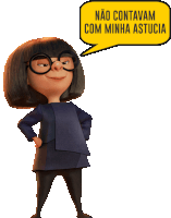 Edna Mode Incredibles Sticker - Edna Mode Incredibles Cunning Stickers