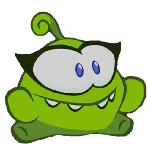Clap Om Nom Sticker - Clap Om Nom Cut The Rope Stickers