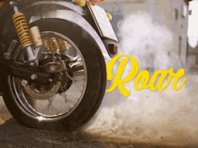 roar motorcycle royal enfield smoke