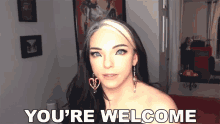 Stef Sanjati Youre Welcome GIF - Stef Sanjati Youre Welcome GIFs