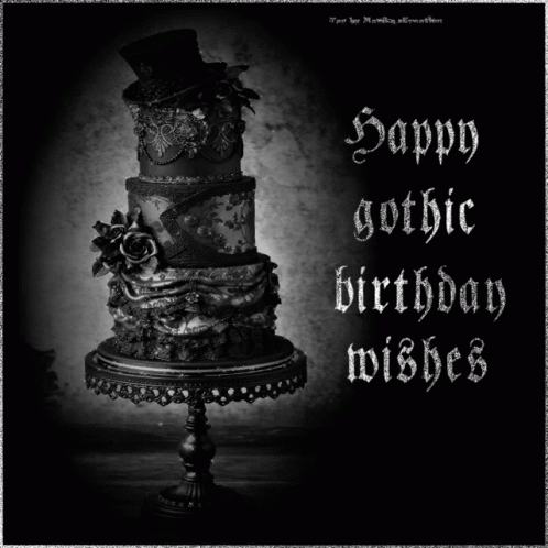 Total Imagem Gothic Happy Birthday Gif Br Thptnganamst Edu Vn