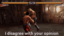 I Disagree Tekken GIF
