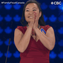 Happy Sonya GIF - Happy Sonya Family Feud Canada GIFs