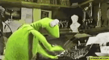 Kermit Frog GIF - Kermit Frog Typewriter GIFs