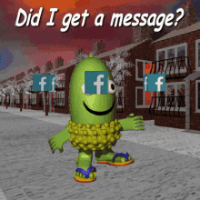 Message On Facebook Did I Get A Message GIF - Message On Facebook Did I Get A Message Facebook Messenger GIFs