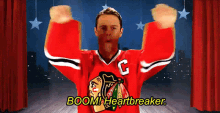 Chicago Blackhawks Jonathan Toews GIF - Chicago Blackhawks Jonathan Toews Boom Heartbreaker GIFs