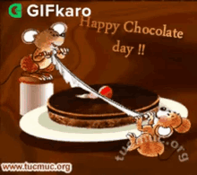 Wishes Chocolate Day GIF