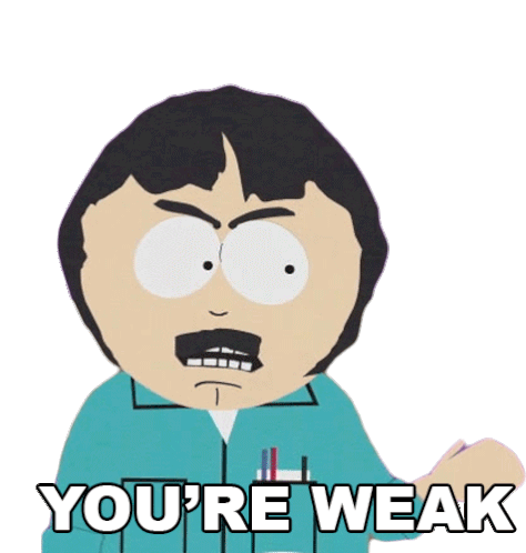 Youre Weak Randy Marsh Sticker - Youre Weak Randy Marsh South Park Stickers
