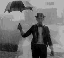 Buster Keaton GIF - Buster Keaton Rain GIFs
