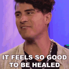 It Feels Good To Be Healed Anthony Padilla GIF - It Feels Good To Be Healed Anthony Padilla Its Nice To Be Cured GIFs