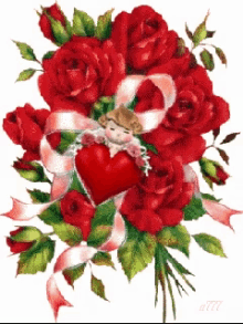 Rose Heart GIF - Rose Heart Angel GIFs