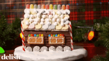 Gingerbread House GIF - Gingerbread House Candy Kit Kat GIFs