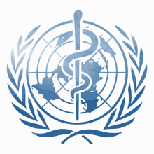 snake logo world health organization globe who
