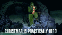 Christmas Is Practically Here Grinch GIF - Christmas Is Practically Here Grinch Matthew Morrison GIFs
