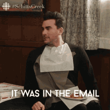 Schitts Creek Email GIF - Schitts Creek Email It Was In The Email GIFs