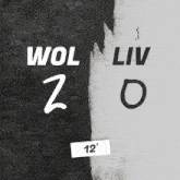 a black and white poster with the words wol liv 20 on it