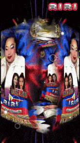 a poster with katz and jen written on the top
