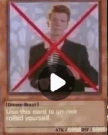 Un Rickrolling Card GIF - Un Rickrolling Card GIFs
