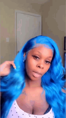 baby k mom blue hair dye hair