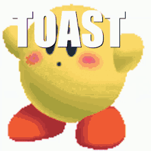 Toast Toast Kirby GIF - Toast Toast Kirby Kirby Party GIFs