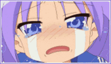 girl cry anime sad hiiragi kagami