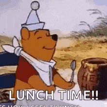 Excited Pooh Bear Winnie The Pooh GIF