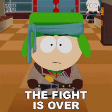 The Fight Is Over Kyle Broflovski GIF - The Fight Is Over Kyle Broflovski South Park GIFs