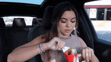 Steph Pappas Wendys GIF - Steph Pappas Wendys French Toast Sticks GIFs
