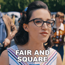 Fair And Square Jane GIF - Fair And Square Jane Grease Rise Of The Pink Ladies GIFs