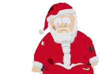 Huh Santa Claus Sticker - Huh Santa Claus South Park Stickers