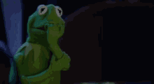 Kermit Scared GIF - Kermit Scared Frightened GIFs