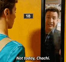 Not Today Chachi GIF - Not Today Chachi Meets GIFs