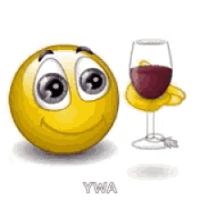 Wine Drinking GIF - Wine Drinking Emoji GIFs