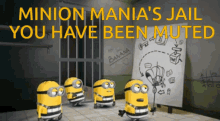 Minions Jail GIF - Minions Jail Mute GIFs