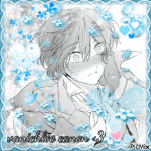 a picture of a boy with the words vanichibe canon 3