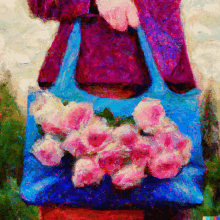 Roses Shoulder Bag GIF