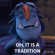 Oh It Is A Tradition Blinky GIF