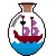 ship bottle pixel