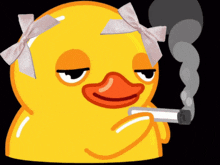Smoking Duck Smokingduck GIF - Smoking Duck Smokingduck Coquette GIFs
