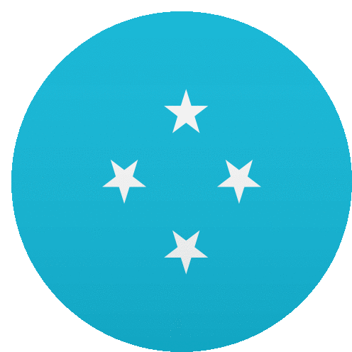 Micronesia Flags Sticker - Micronesia Flags Joypixels Stickers