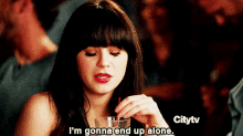 Pessimism GIF - New Girl Jess Forever Alone GIFs